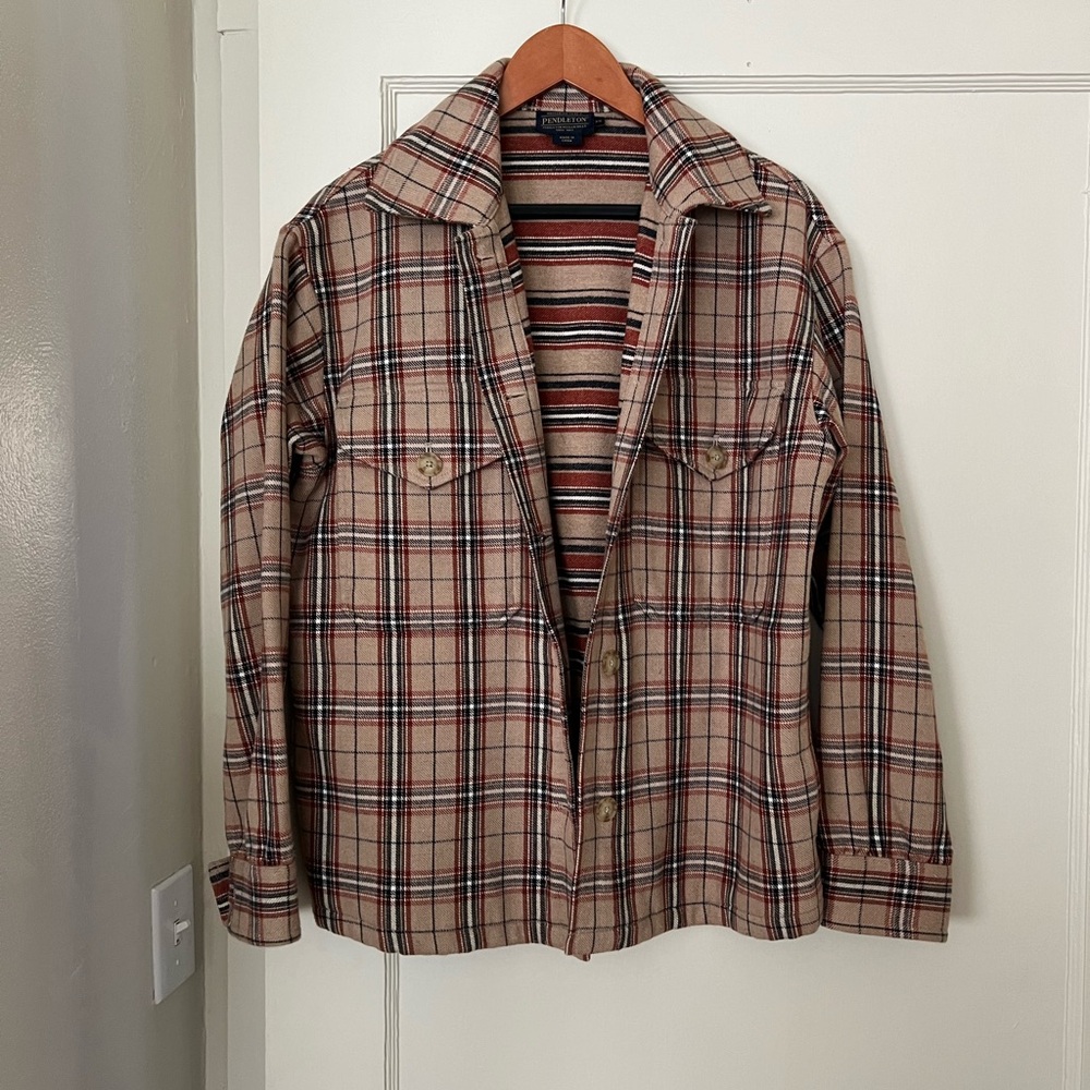 Pendleton Plaid Shirt Jacket